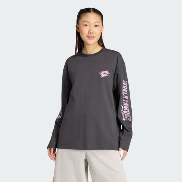 Grey GRAPHIC LONGSLEEVE T-Shirt