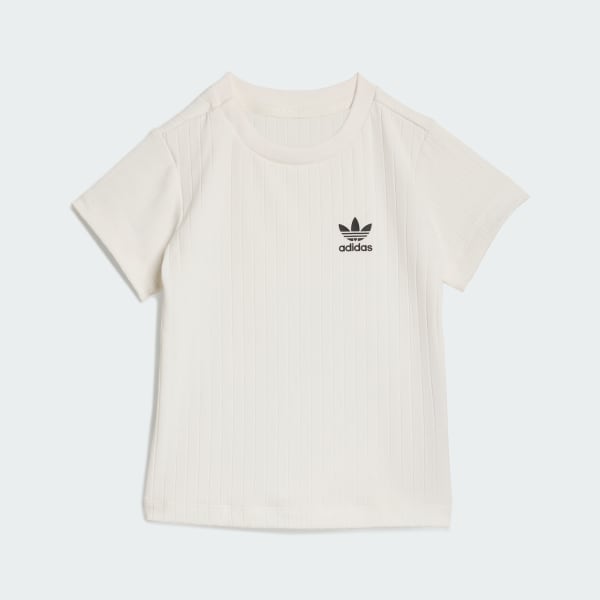 Sort REGULAR WIDE RIB SÆT MED SHORTS OG T-SHIRT