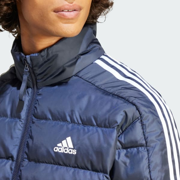 Adidas Men s Essentials 3 Stripes Light Down Jacket