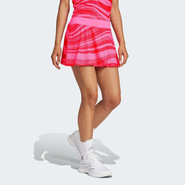 Rosado Falda de Tenis Club Climacool Estampada