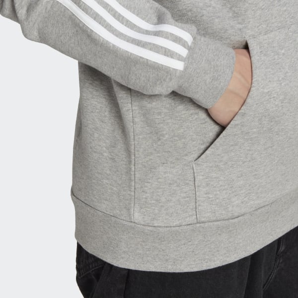 Gris Sweat-shirt à capuche Adicolor Classics 3-Stripes