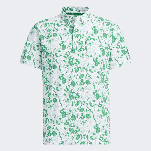 Blanco Polo Play Green Graphic