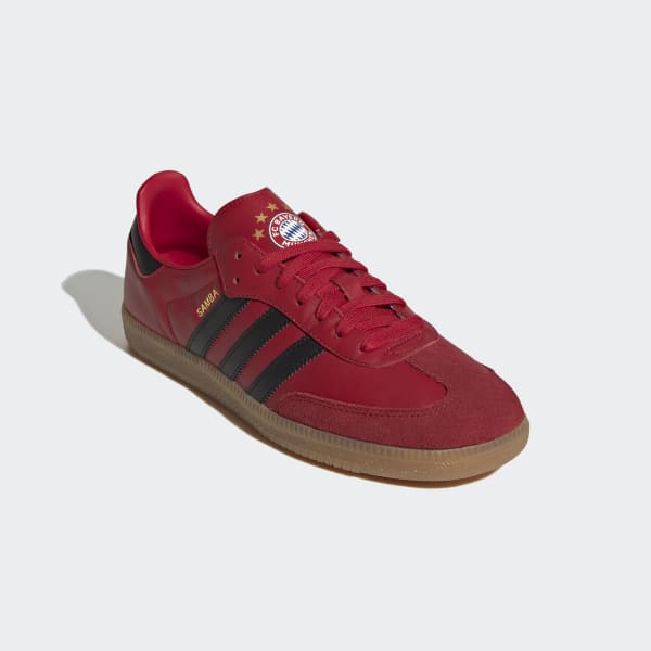 microfoon Denk vooruit binnenkort adidas Samba FC Bayern Shoes - Red | Unisex Lifestyle | adidas US