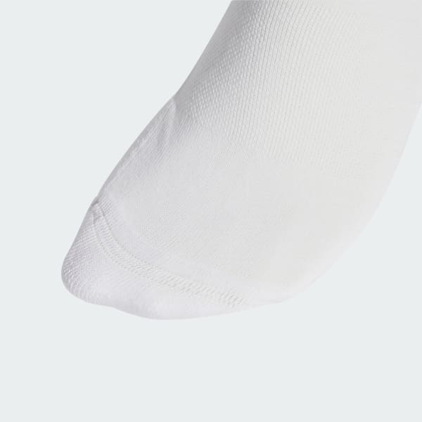 Blanco Calcetines a Media Pantorrilla Acolchados 3 Franjas 3 Pares