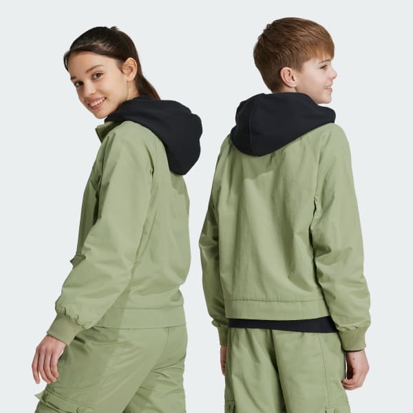 Verde Giacca Street Jam Woven Cargo Junior