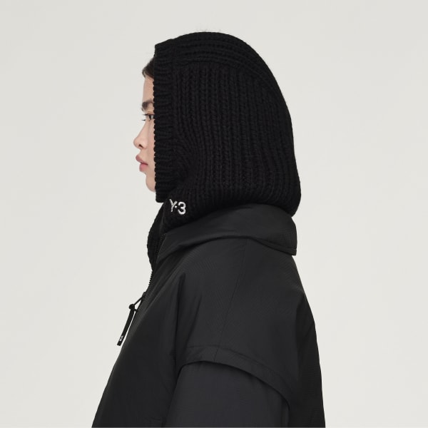 adidas Y-3 Knitted Hood - Black | Free Shipping with adiClub