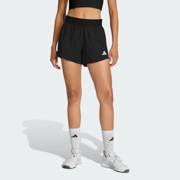 noir Short toile Pacer Workout Flex