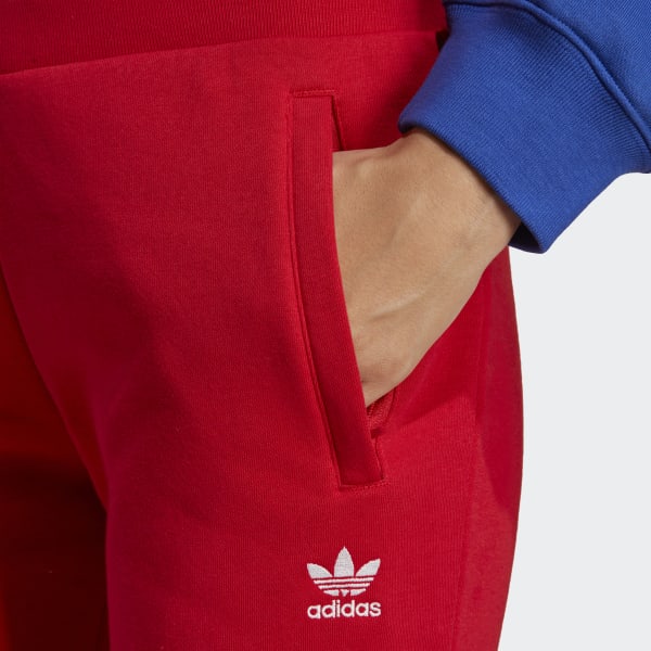 adidas Adicolor Essentials Fleece Slim Joggers - Red | Women\'s Lifestyle |  adidas US