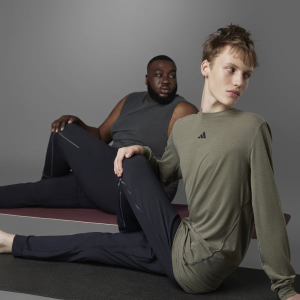 adidas Authentic Balance Yoga Pants (Plus Size) - Green