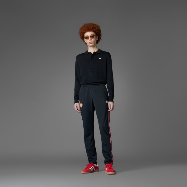 adidas Manchester United '91 Track Pants - Black | adidas UK
