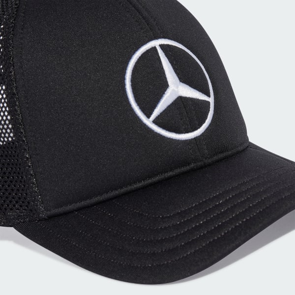 Black MERCEDES - AMG PETRONAS FORMULA ONE TEAM SNAPBACK STAR TRUCKER CAP