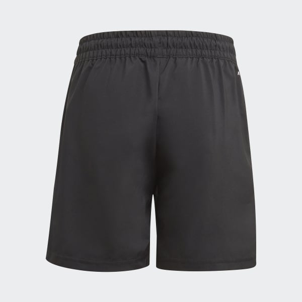 Black Club Tennis 3-Stripes Shorts