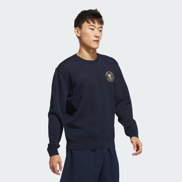 Blue adidas x Malbon Crewneck Sweatshirt