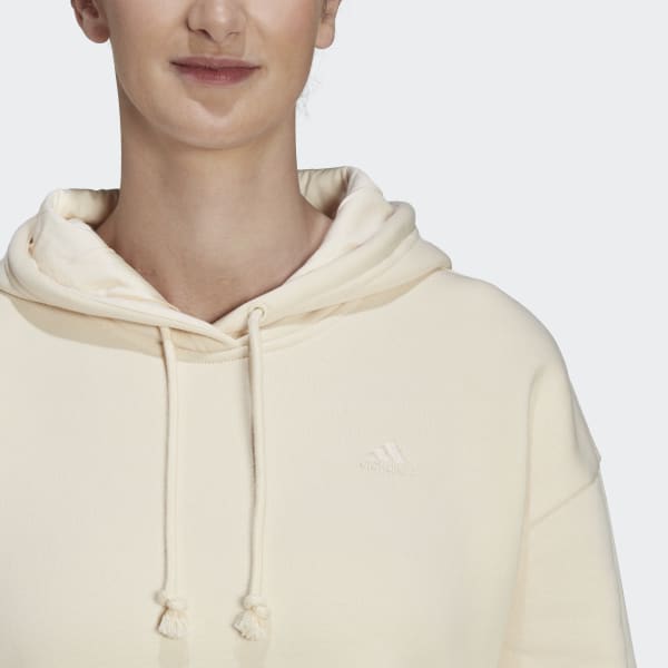 Bezowy ALL SZN Fleece Long Hoodie CX577