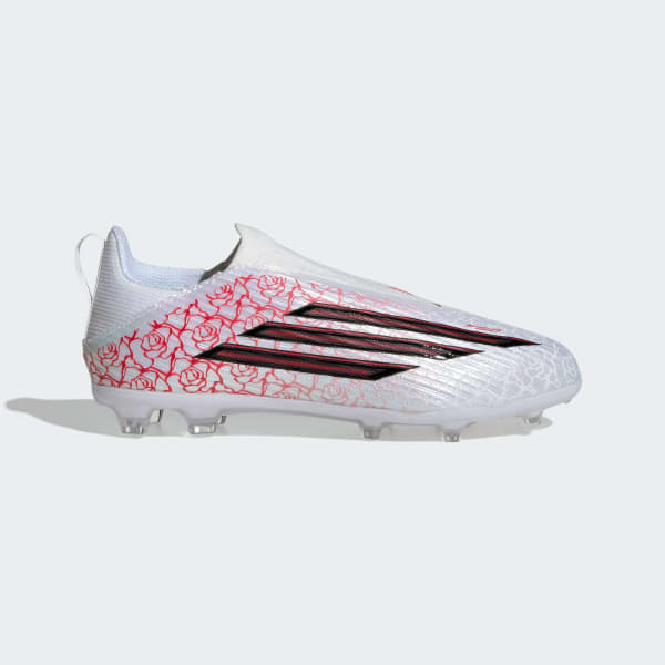 Bialy Dziecięce buty F50 LEAGUE Laceless Firm Ground