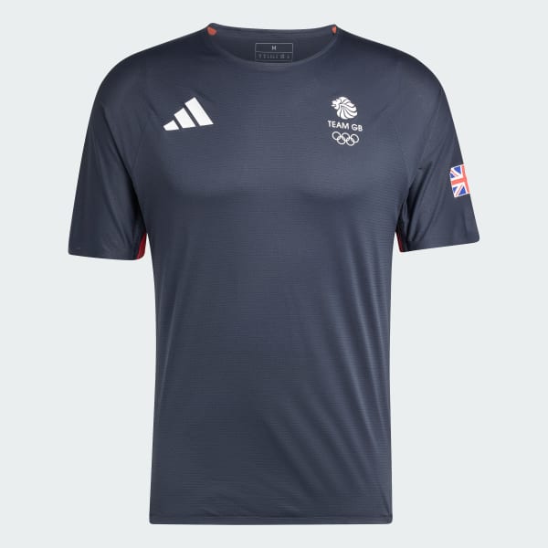 Niebieski Koszulka Team GB Adizero Running