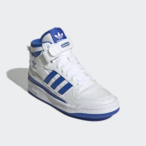 Blanco Zapatilla Forum Mid