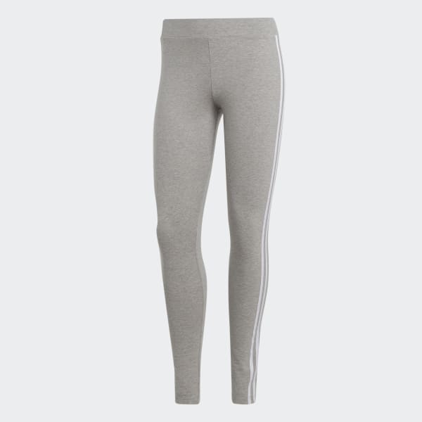Grey adidas shop tights 3 stripes