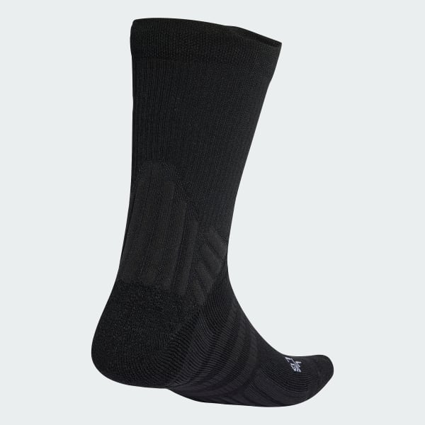 Noir Chaussettes de Tennis matelassées mi-mollet (1 paire)
