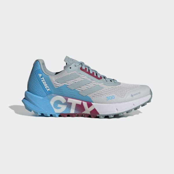 Grey Terrex Agravic Flow 2.0 GORE-TEX Trail Running Shoes