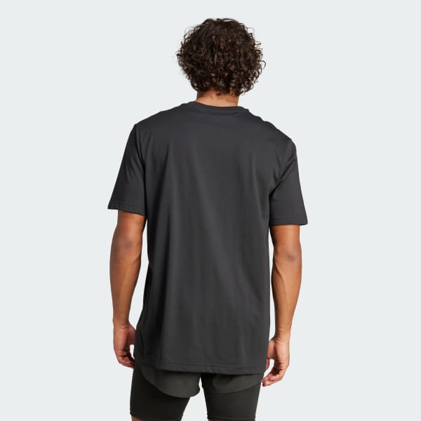 Siyah Running One More Mile Graphic Tişört