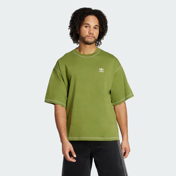 【Adidas コリア】 Trefoil Essentials Tee adidas Trefoil Essentials Tee - Green | Free Shipping with