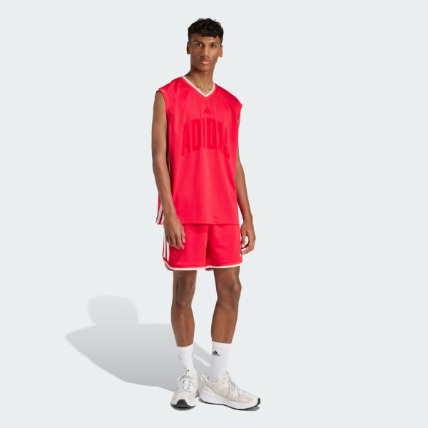 Red STADIUM MESH TANK