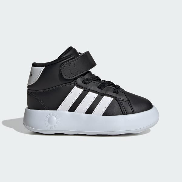 Noir Chaussure Grand Court Mid Enfants