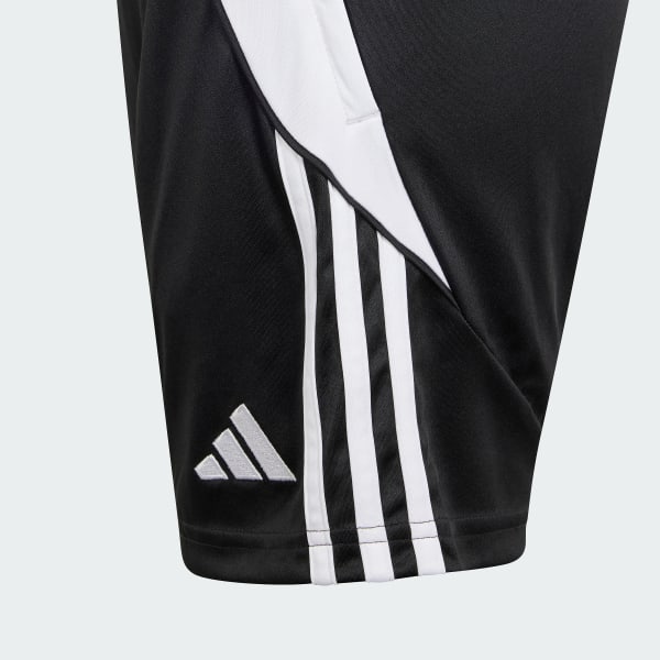 Black Tiro 24 Training Shorts Kids