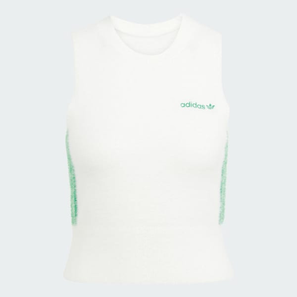 White 플러피 니티드 베스트