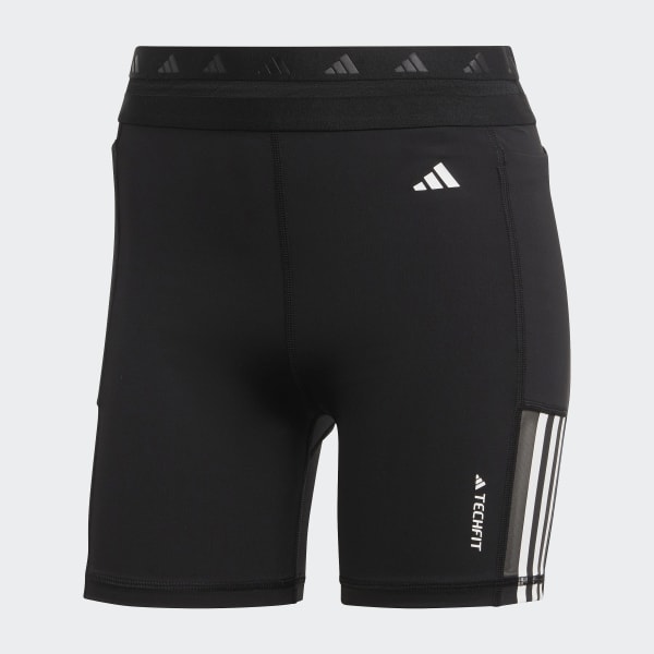 Black Techfit Hyperglam 5-Inch Short Leggings