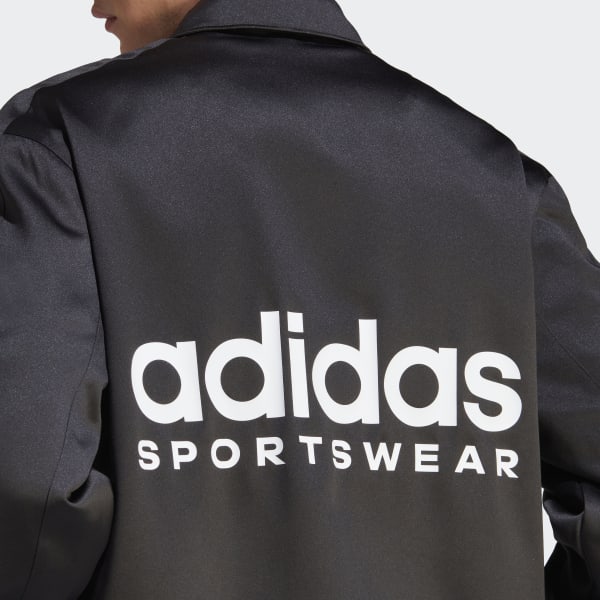 adidas Satin Coaches Jacket - Black | Men's Lifestyle | adidas US