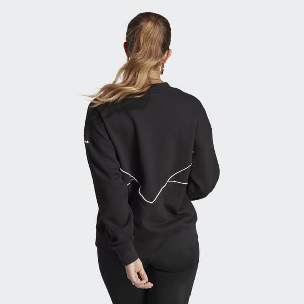 Schwarz Boyfriend Sweatshirt