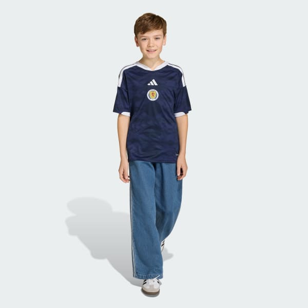 Blauw Schotland 26 Thuisshirt Kids