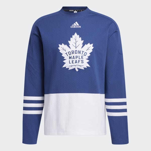 Blue Maple Leafs Crew Sweater KPA67