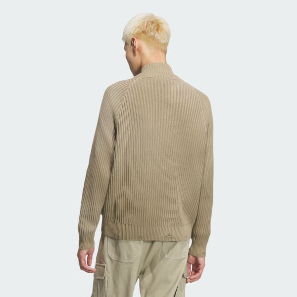 Beige 스웨터 재킷