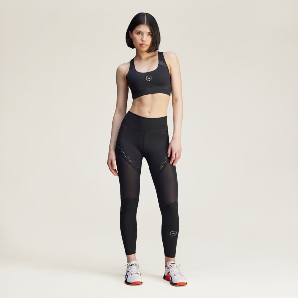 Svart adidas by Stella McCartney TruePurpose Optime Training 7/8 Tights