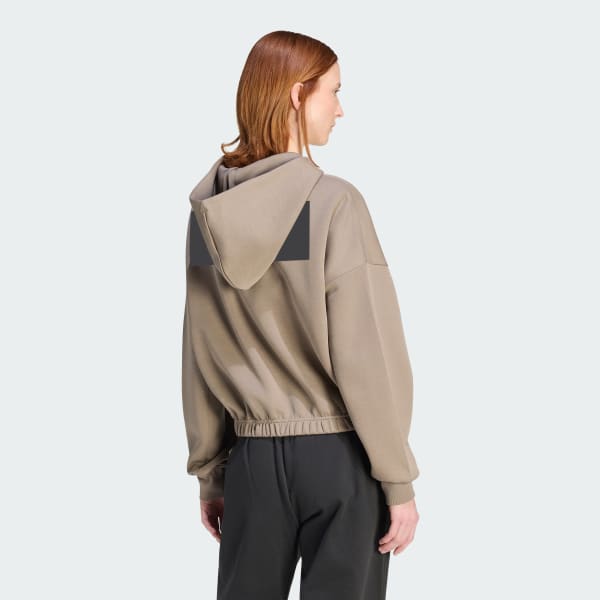 Marron SUDADERA REFINADA CON CAPUCHA AUDI REVOLUT F1 TEAM