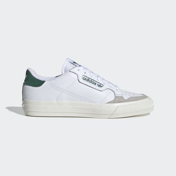 adidas continental white and green