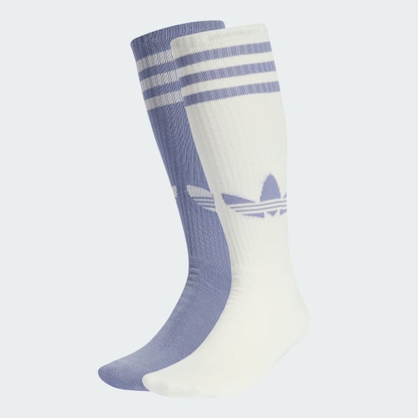 Blanc Chaussettes montantes (2 paires)