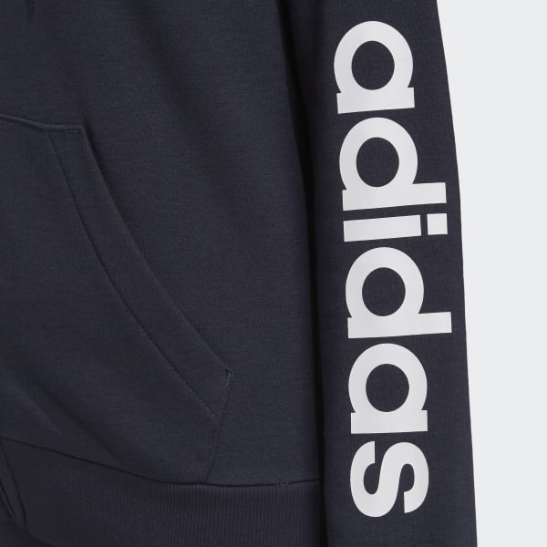 modrá Mikina Essentials Logo Full-Zip