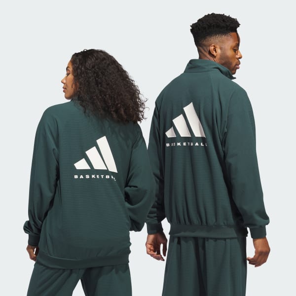 Verde Chaqueta Basketball Brushed