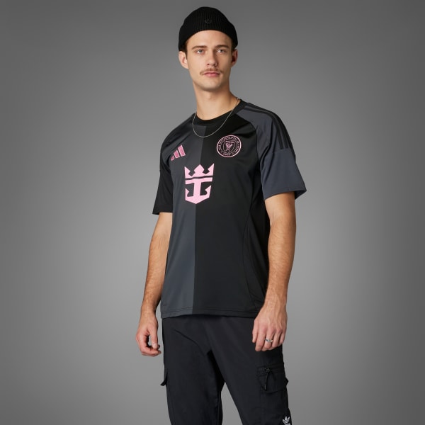ウェア adidas Men's Inter Miami T-Shirt M Men's Inter Miami CF adidas Black Local Wrap T-Shirt