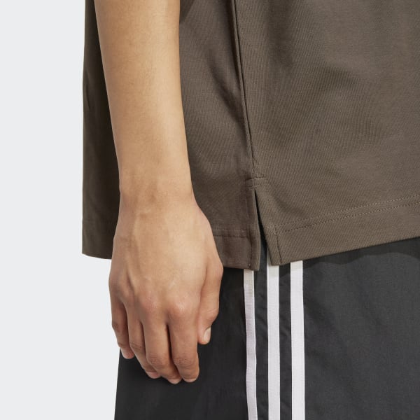 T-shirt Essentials Linear Oversized - Verde adidas | adidas Italia