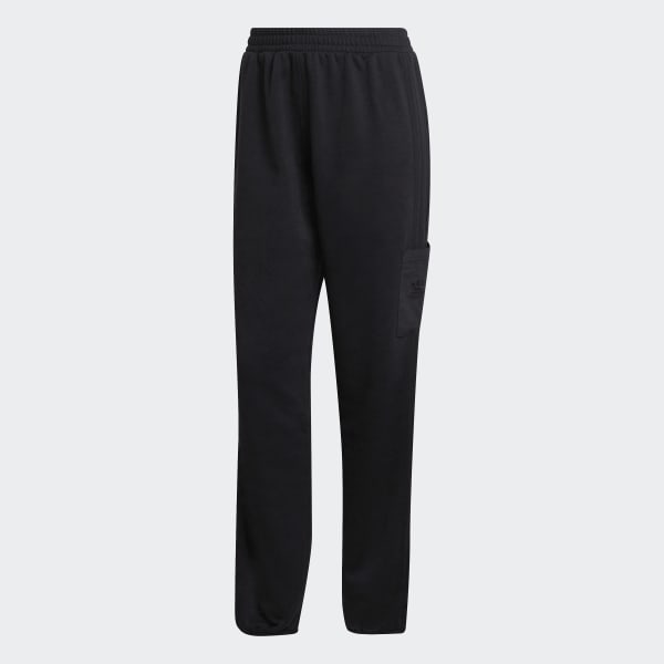 Black cuffed sweatpants outlet