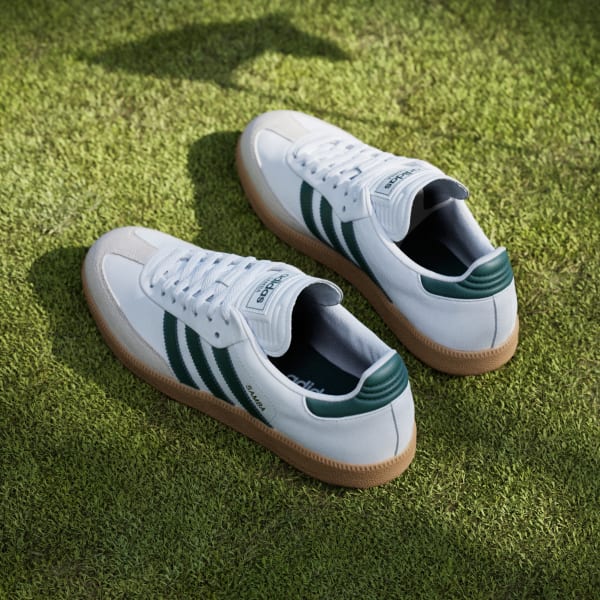 adidas Samba Spikeless Golf Shoes - White | Free Shipping