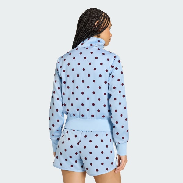 Bla SATIN POLKA DOTS TT Träningsjacka