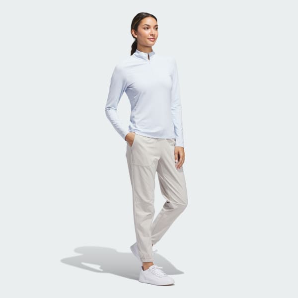 Bleu Polo zip 1/4 col cheminée Ultimate365 Solid