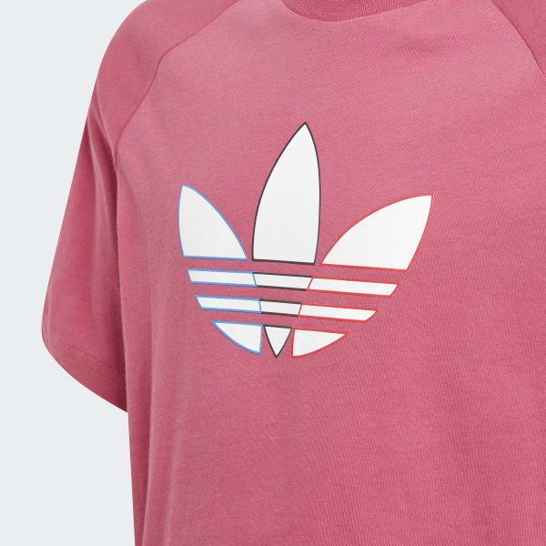 Rosa Playera Adicolor Estampada