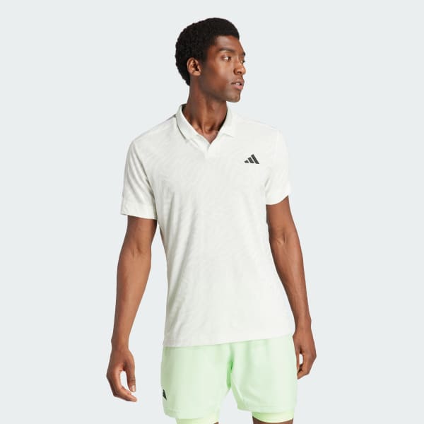 White Tennis Airchill Pro FreeLift Polo Shirt